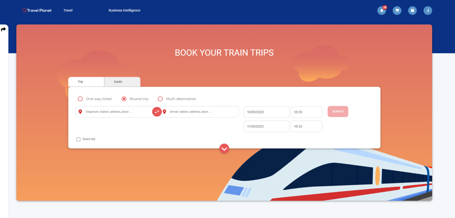 Travel Module Rjo Access our different modules - Travel Planet